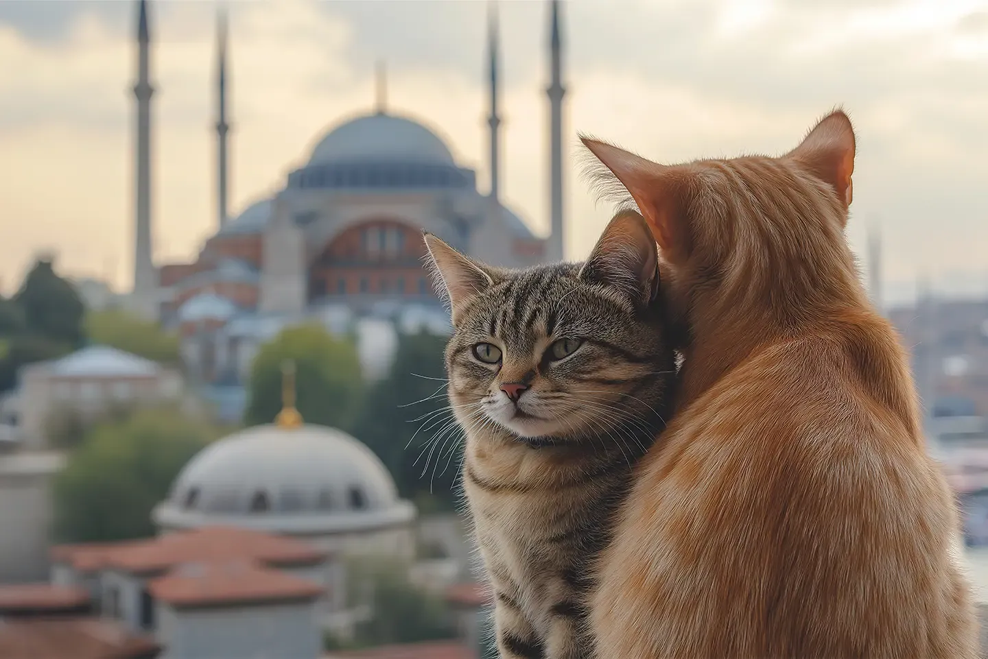 2 cats Istanbul